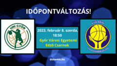 Mdosult a Gyr elleni bajnoki idpontja